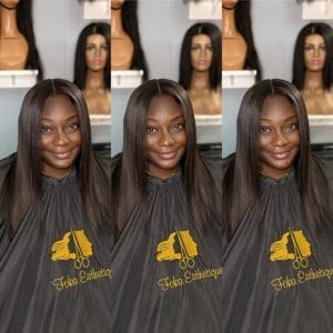 Tissage fermé lisse – Raie centrale nette